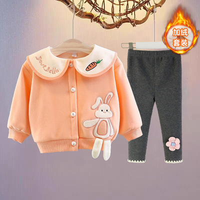 女童3岁加厚6个月韩版秋装外套