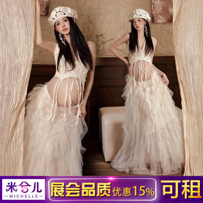 孕妇拍照服装波西米亚风写真衣服