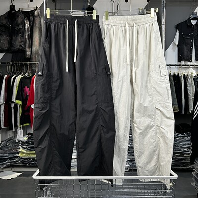 薄料夏户外弯刀速干宽松休闲裤