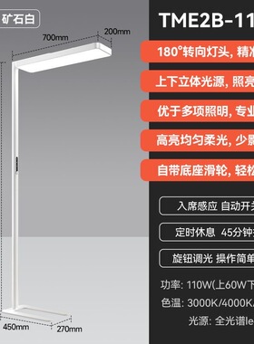 孩视宝全光谱护眼儿童学习专用立式阅读书桌钢琴大路灯TME2B-110W