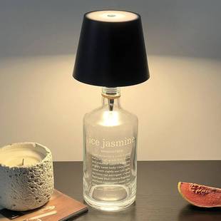 酒台瓶灯小夜灯6003高级感插入式 酒饰 酒灯瓶酒头气氛灯吧咖啡厅装