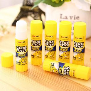 得力6371固体Deli 白色粘合 得幼胶粘度好环公保无甲醛配方胶棒