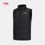 Li Ning ngắn xuống vest nam chạy loạt ấm áp mùa đông vịt xám xuống quần áo thể thao AMRN019 - Áo thể thao áo thun thể thao