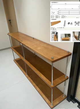 置物架落地多层收纳架子简易书架铁艺客厅储物架展示货架家用