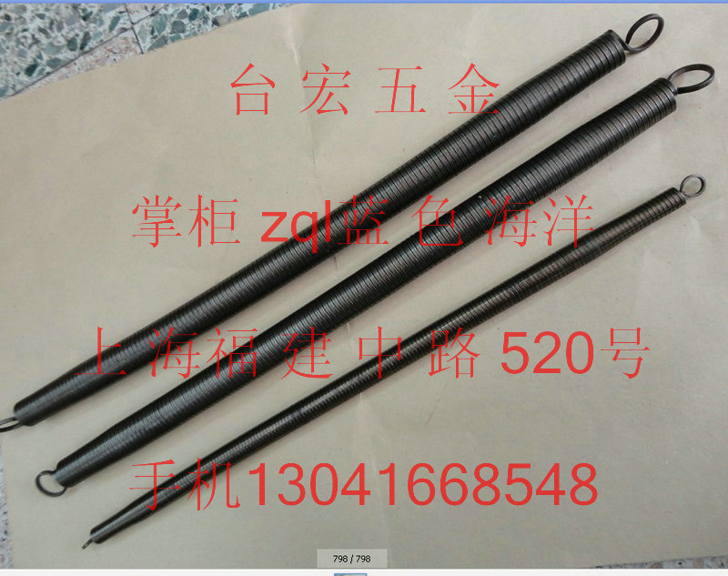 弯管弹簧 方丝弹簧 塑料管专用弯管弹簧 4分 6分 1寸