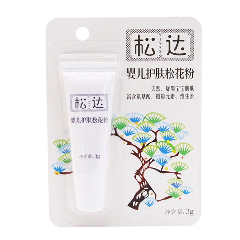 松达松花粉婴儿爽身粉痱子粉无滑爽身粉 /痱子粉/爽