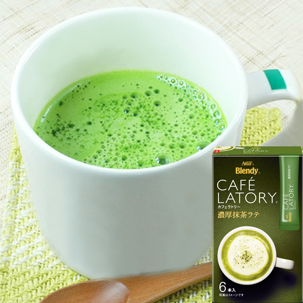 ÈÕ±¾½ø¿ÚAGF blendy´¼ºñĨ²èÅ£ÄÌÄÃÌúζËÙÈÜ¿§·ÈÒûÁÏ6öÈëÏÂÎç²è
