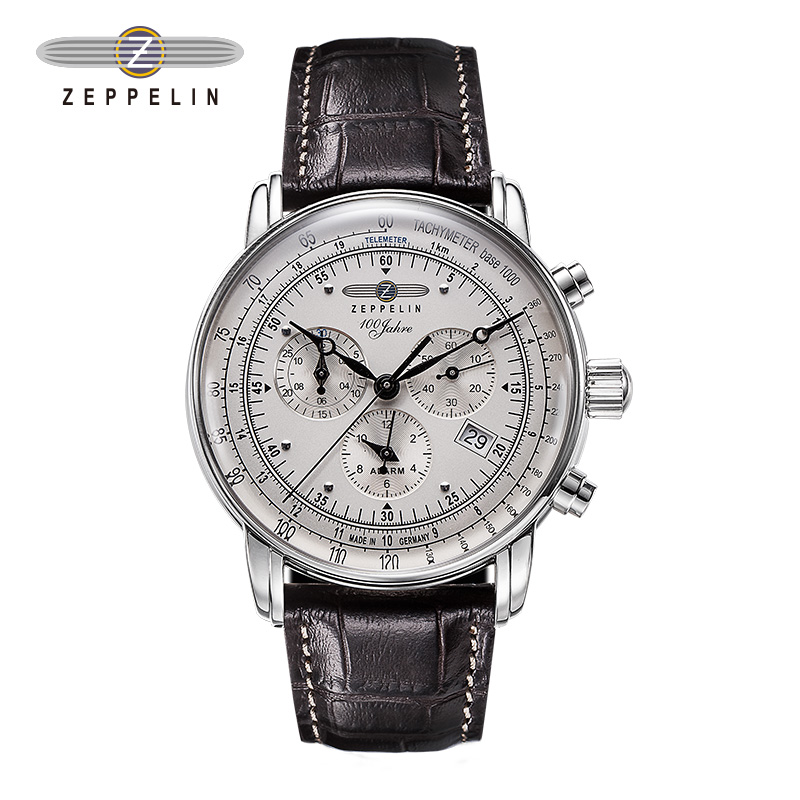 Zeppelin/Æë²©Áֶ๦ÄÜÉÌÎñ·ÀË®ÄÐʿʯӢÊÖ±í 7680-1