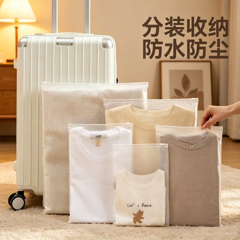 旅行收纳袋内衣内裤衣服分装婴儿衣物密封袋防水旅游整理包行李箱