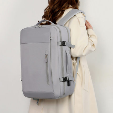 时尚商务男士180开合牛津布笔记本大容量休闲女电脑包背包双肩包