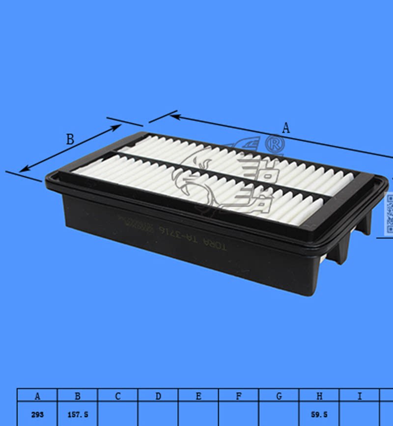 5t 威旺850空滤 空气格豹王滤清器ta-3716