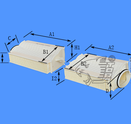 豹王3730AB 适配宝马X5 F15 F85 X6 F16 F86 4.4T 空气滤芯 空滤