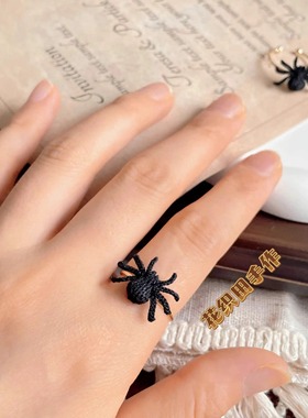 可调节手工蜘蛛开口食指原创设计