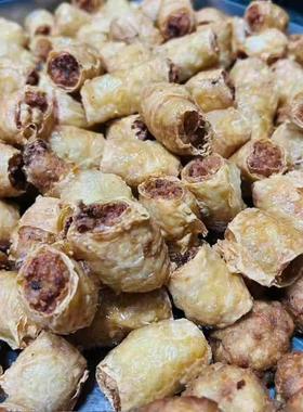 金华特产永康响铃豆腐猪肉丸子豆皮卷响铃卷火锅食材点心早餐小吃