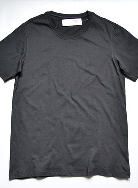 清仓处理d2男式纯色光板圆领t恤