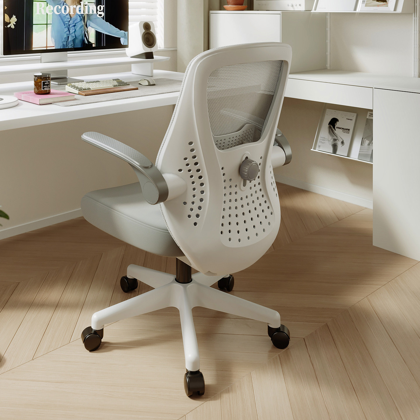 电脑椅人体护腰专用办公椅家用工学舒服椅子靠背椅宿舍升降书桌椅