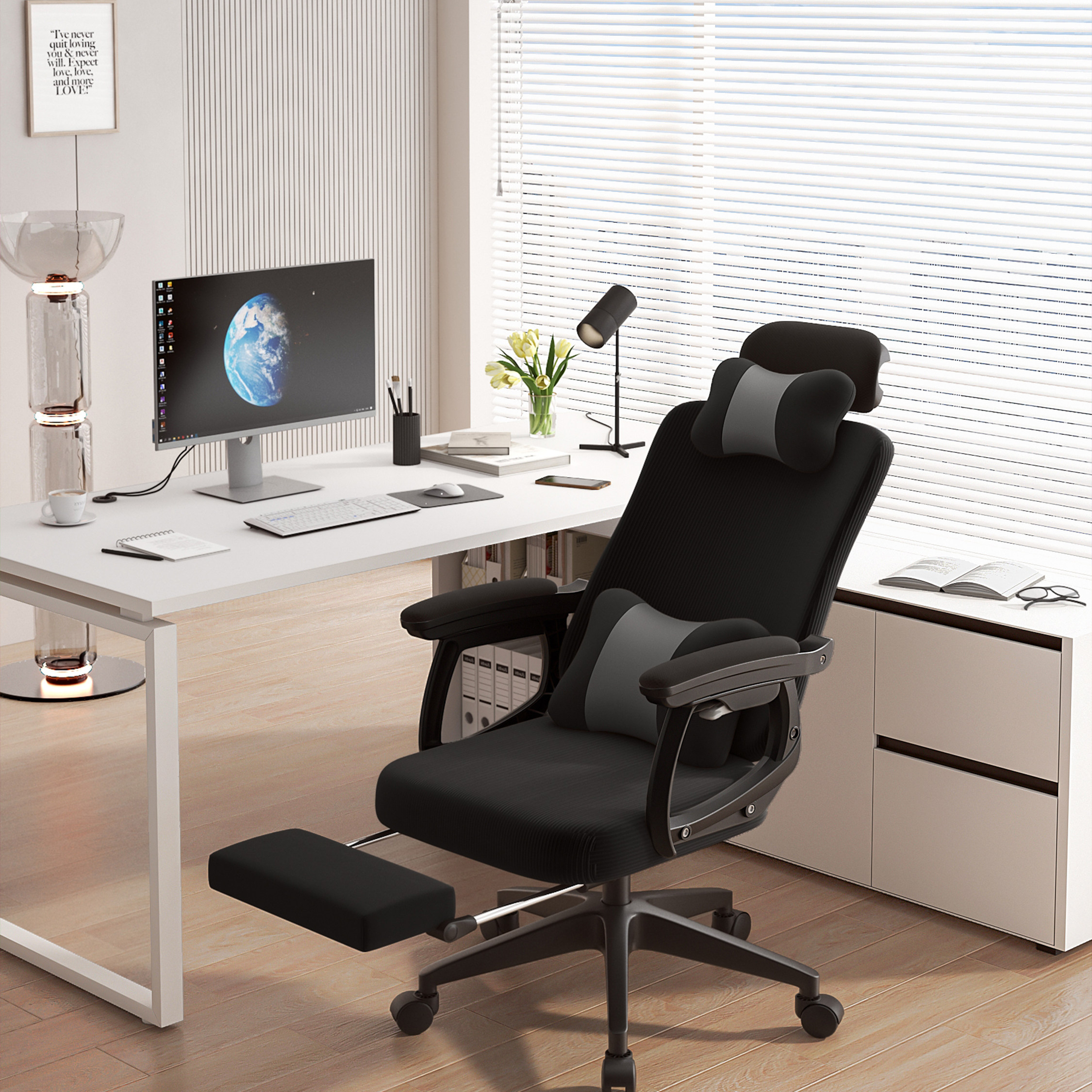 艺颂人体工学椅午休办公两用久坐舒适电竞椅座椅护腰椅子PDD,商业/办公家具,人体工学椅,淘宝优惠券,粉丝福利购,淘宝优惠卷