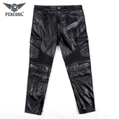 长裤 哈雷机车服真皮皮裤 头层牛皮多口袋摩托车骑行服工装 可放护具