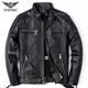 2025新款 哈雷机车服真皮皮衣男士 头层牛皮摩托车骑行服皮夹克外套