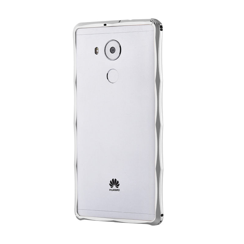iMatch Slim Light Aluminum Metal Shockproof Bumper Case with Kickstand for Huawei Mate 8