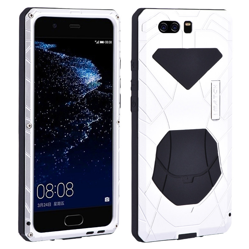 iMatch Water Resistant Shockproof Dust/Dirt/Snow-Proof Aluminum Metal Military Heavy Duty Armor Protection Case Cover for Huawei P10 & Huawei P10 Plus