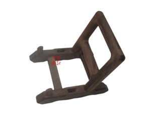 砚台木架 黑檀鸡翅木 观赏端砚 摆放 收藏文房四宝书画[南飞砚庄]