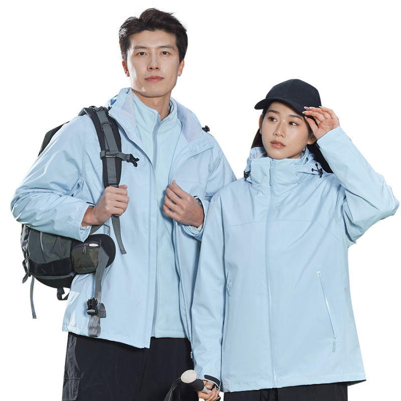 冲锋衣两件套三合一可拆卸男女款