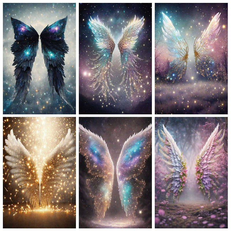 直播背景布翅膀梦幻室内装饰