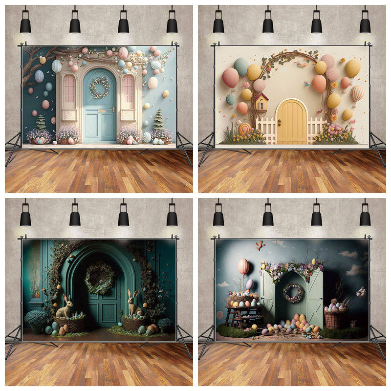3d立体摄影背景布拱门影楼儿童可爱搞怪写真墙布童装商拍数码挂布