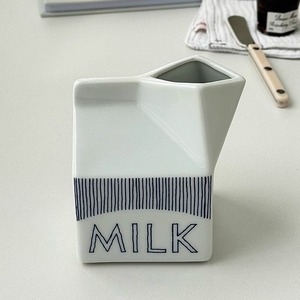 可爱ins风牛奶盒子创意高温陶瓷水杯子家用餐厅炼奶油早餐牛奶杯