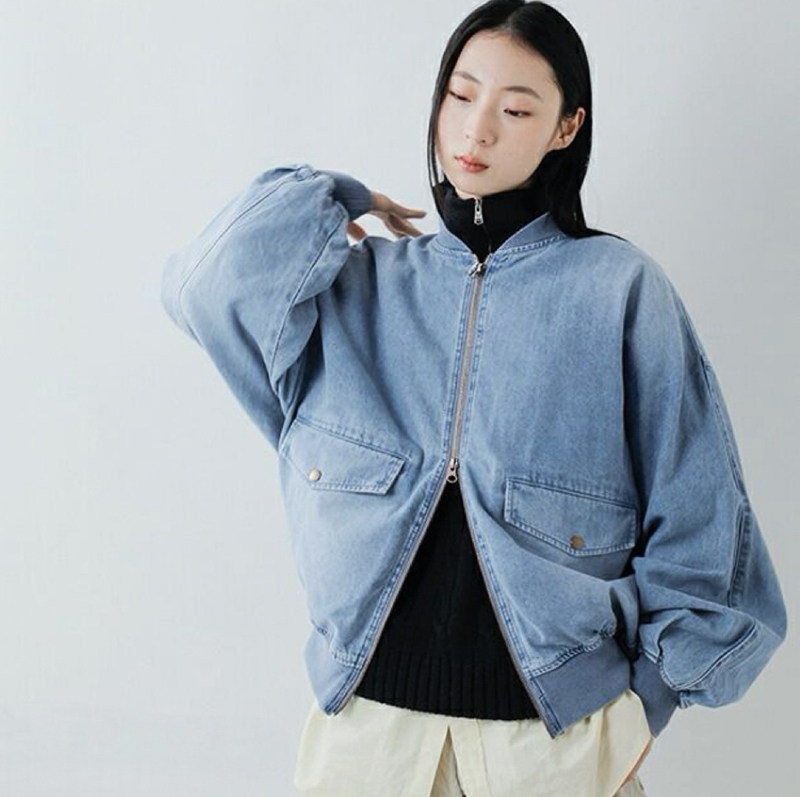 日系新品复古棒球领拉链牛仔外套上衣女,女装/女士精品,短外套,淘宝优惠券,粉丝福利购,淘宝优惠卷