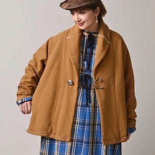 日系新品多重系法手编流苏腰绳加绒披肩开衫外套女Ctrl C 45r