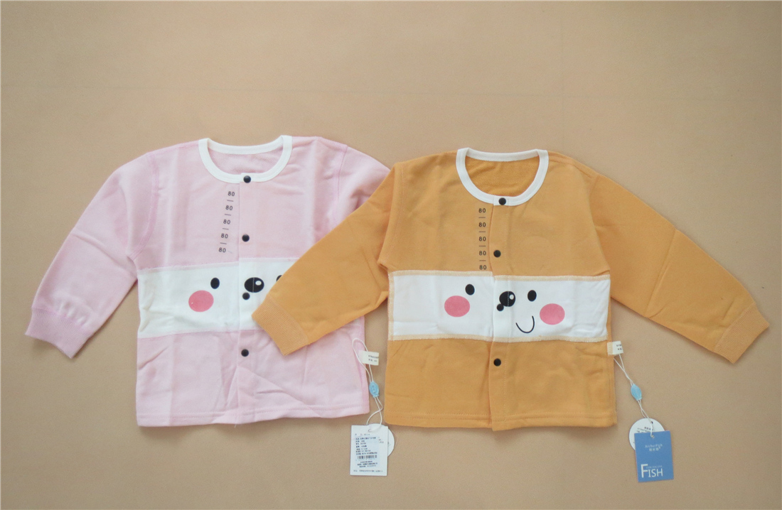 射水鱼男女宝宝婴儿童装纯棉