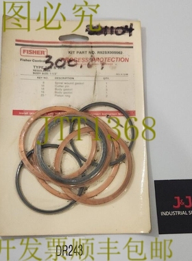 原装供应Fisher R92SX000062 套件 92S 型和 92W 底盘 1-1/2 + ！