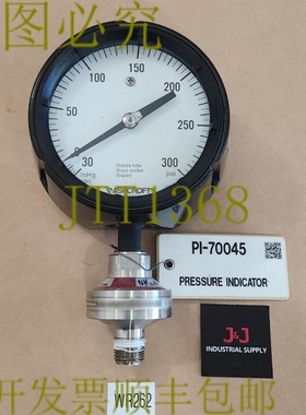 原装供应预先 Ashcroft Duragauge 0-300 磅/平方英寸青铜管底座