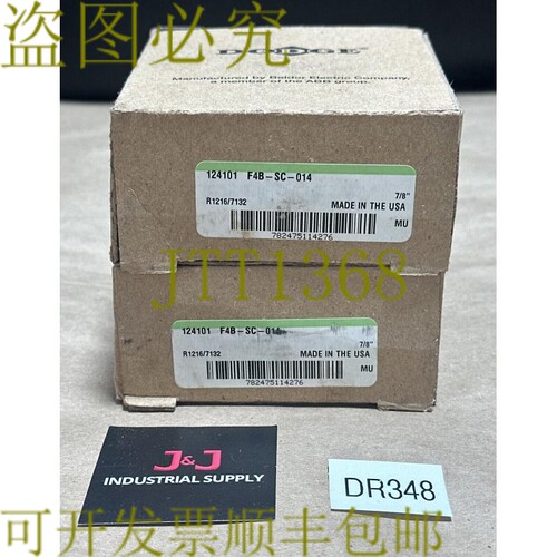 原装供应2道奇F4B-SC-100法兰格安装轴承单元124101 1英寸孔