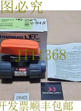 原装供应新  Hayward TB1037T True Union 球阀 3/8 英寸 PVC TB