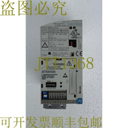 原装供应LENZE E82EV371_2C 变频器 8200 VECTOR,0,37KW,0.5,0-65