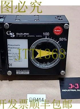 原装供应SURPLUS DeZURIK P5 气动定位阀 20-100kPa 3-15 磅/平方