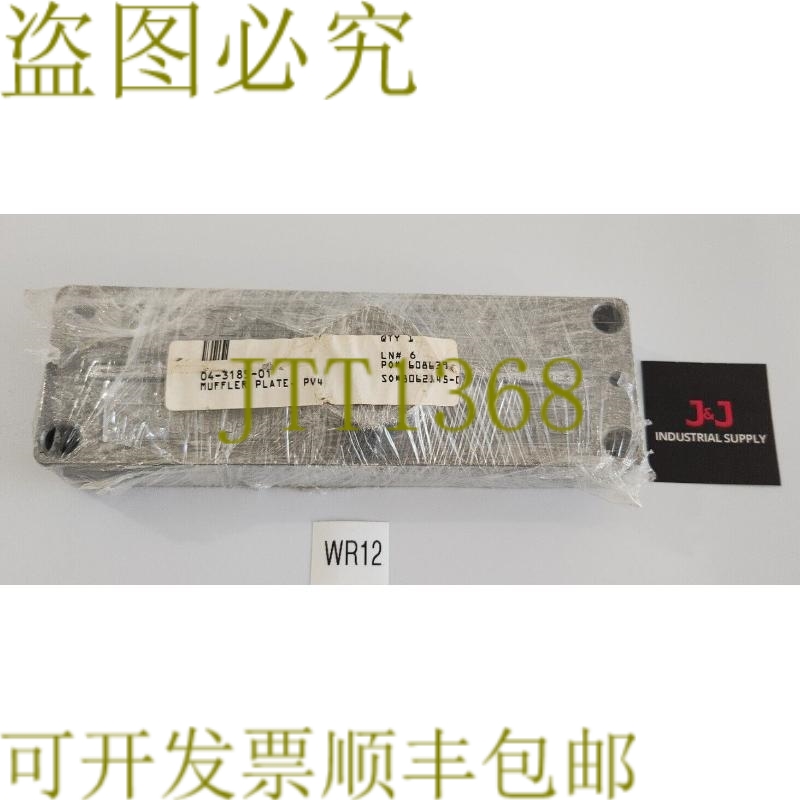 原装供应SURPLUS Wilden 04-3185-01 PV4 消声器板适用于 1.5 英