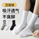 一次性袜子100双男旅游军训日抛袜防脚气抗菌防臭长筒懒人丢丢袜
