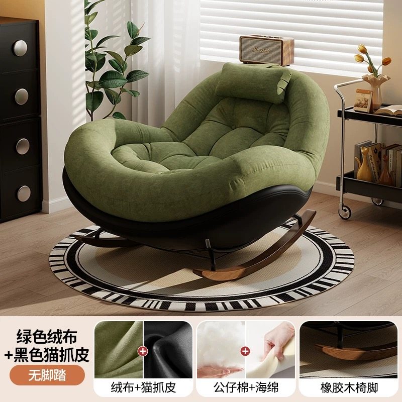 摇摇椅躺椅成人可睡觉客厅家用休闲型大单人位椅蛋壳阳台懒人沙发,住宅家具,摇椅,淘宝优惠券,粉丝福利购,淘宝优惠卷