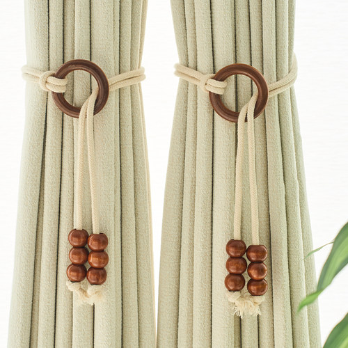 宝泽窗帘绑带木质绑带