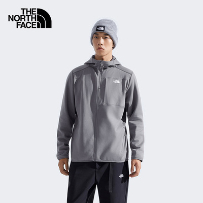 TheNorthFace北面抓绒衣男新款连帽秋冬户外休闲运动保暖外套8FJ7