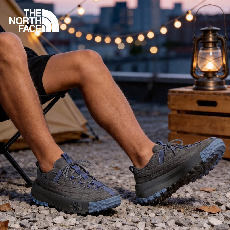 北面休闲鞋TheNorthFace男女秋冬新款户外休闲运动低帮跑步鞋8G64
