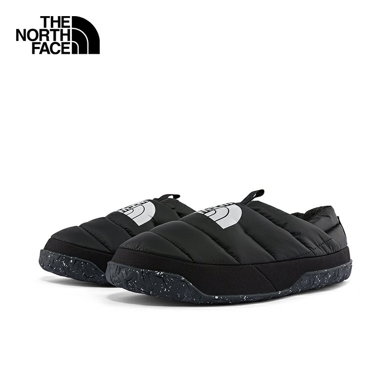 北面保暖鞋男秋冬TheNorthFace一脚蹬鹅绒户外休闲鞋防滑棉鞋5G2F