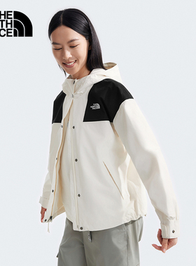 TheNorthFace北面单层冲锋衣女秋季新品户外宽松短款外套正品7QSI