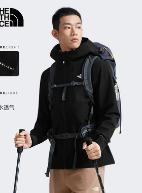 北面冲锋衣男25春夏新款单层外套户外硬壳登山服防风夹克上衣8DF0