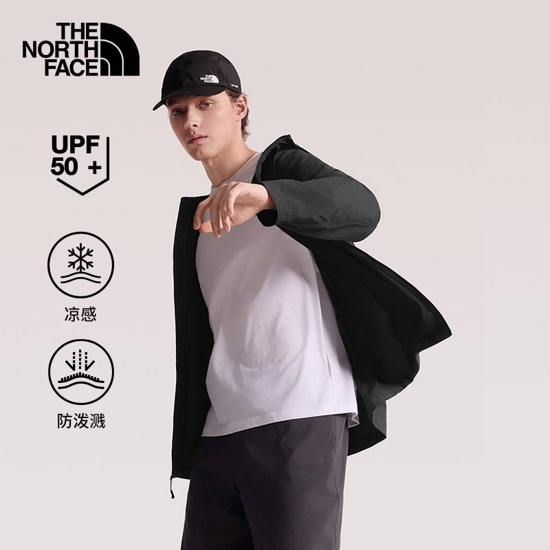 北面防晒衣男26春夏新款TheNorthFace户外UPF50+防泼水皮肤衣8G7G