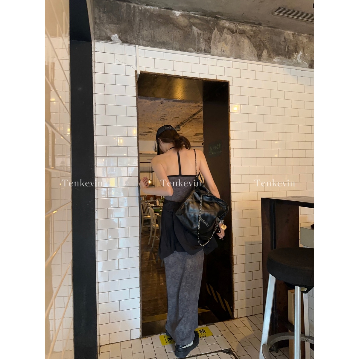 松弛感拉满显瘦挂脖背心/背心裙